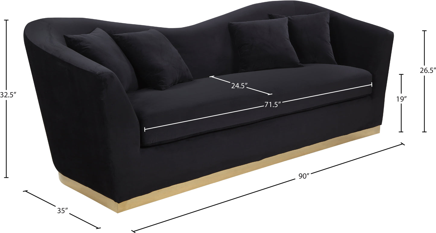 Arabella Velvet Sofa - Furniture Depot