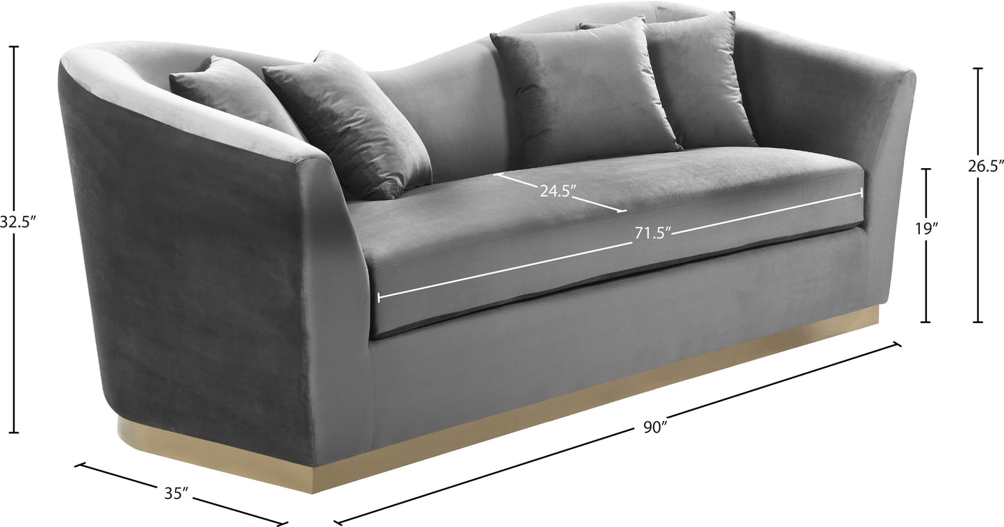 Arabella Velvet Sofa - Furniture Depot