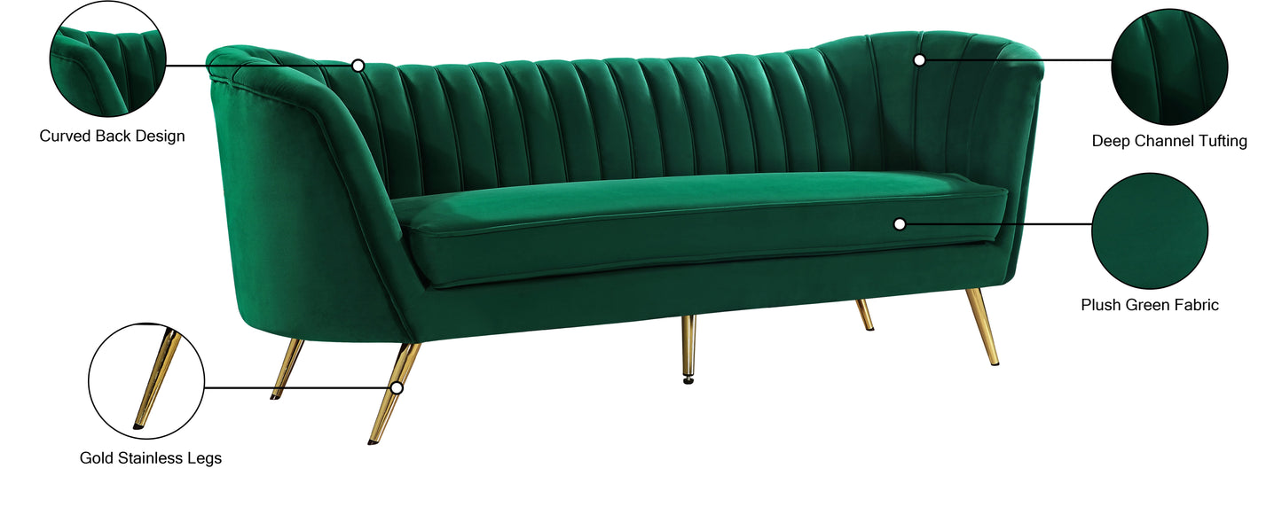 Margo Velvet Sofa - Furniture Depot