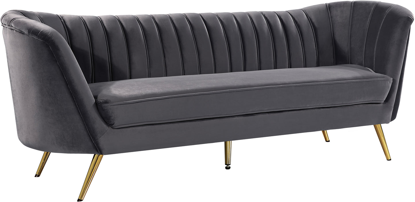 Margo Velvet Sofa - Furniture Depot