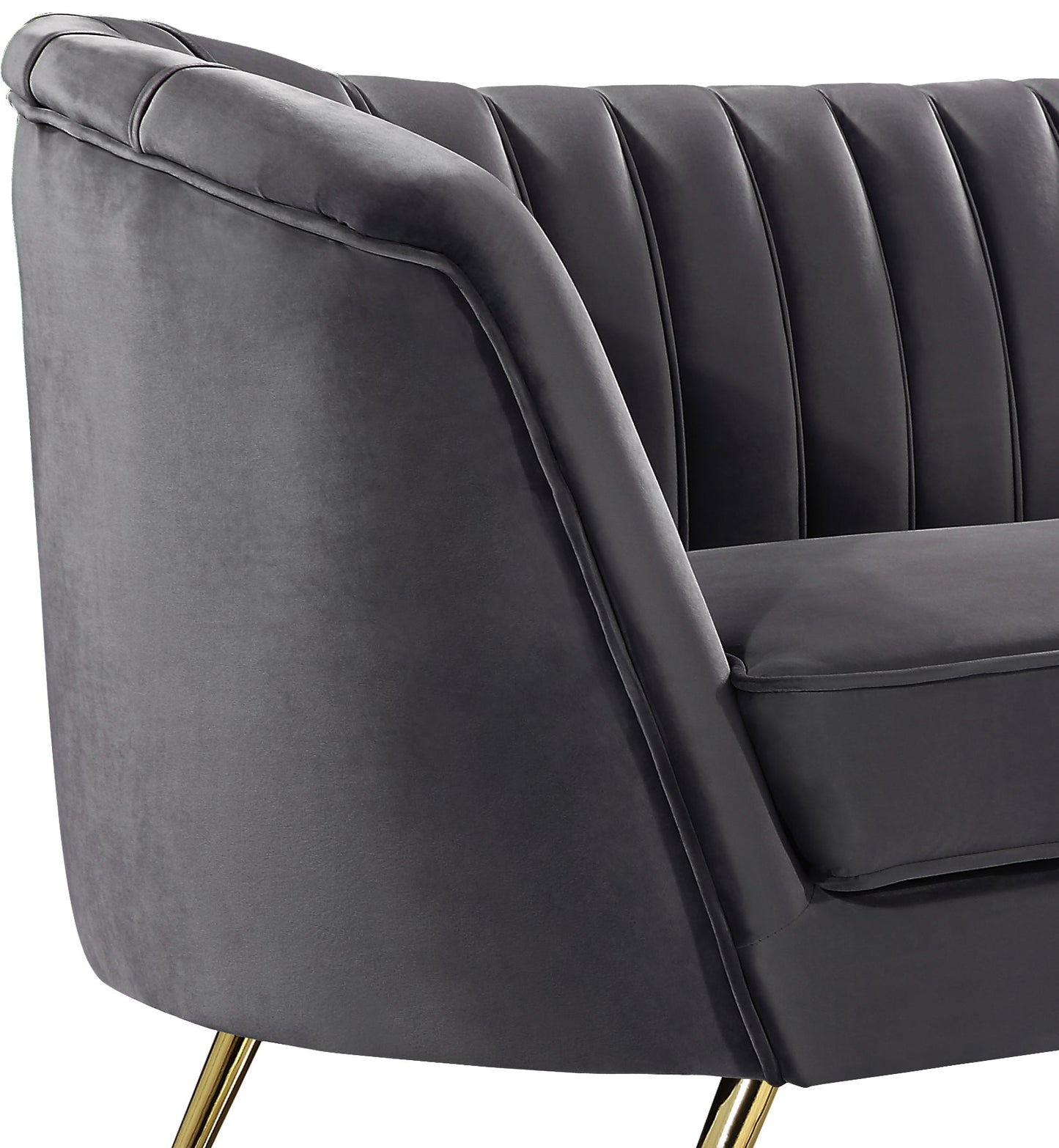 Margo Velvet Sofa - Furniture Depot