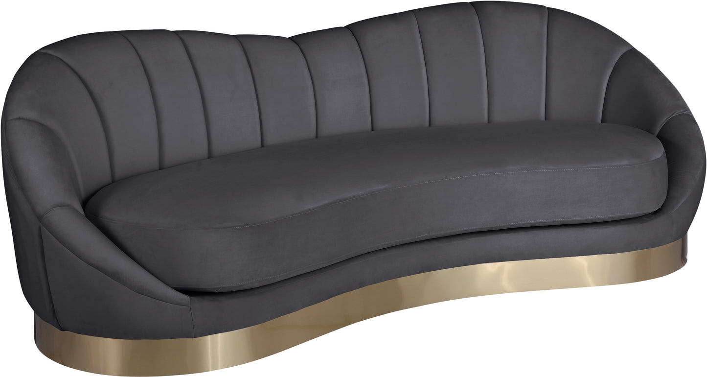 Shelly Velvet Sofa - Furniture Depot