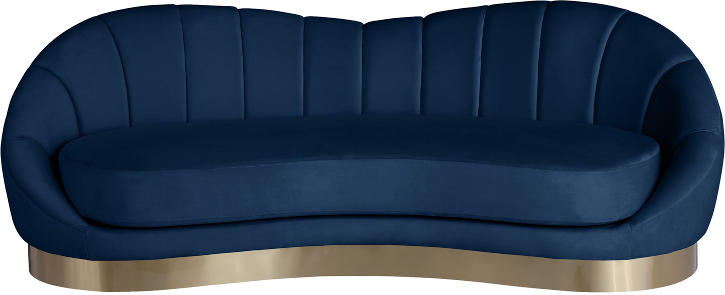 Shelly Velvet Sofa - Furniture Depot