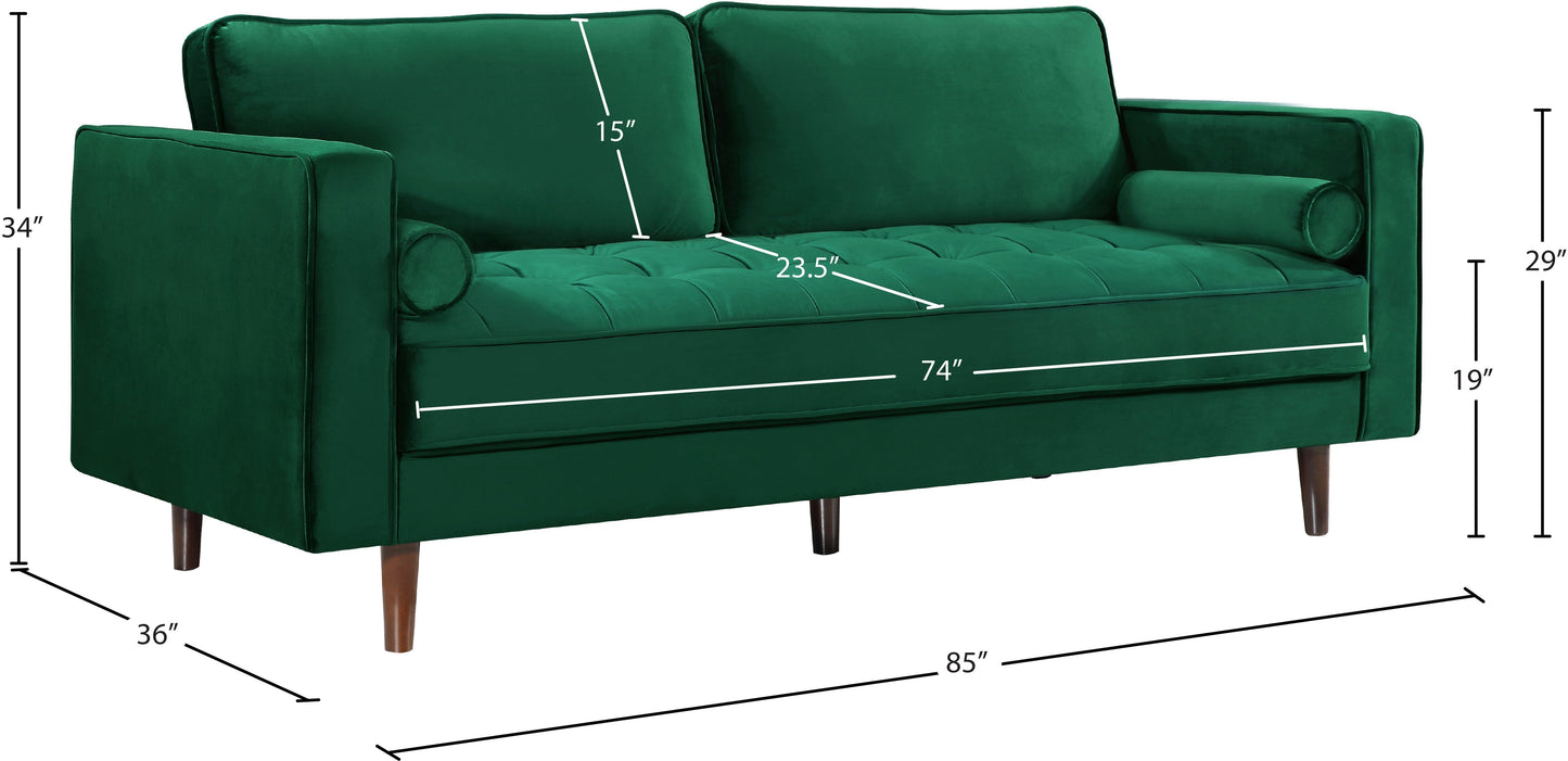 Emily Velvet Sofa - Furniture Depot