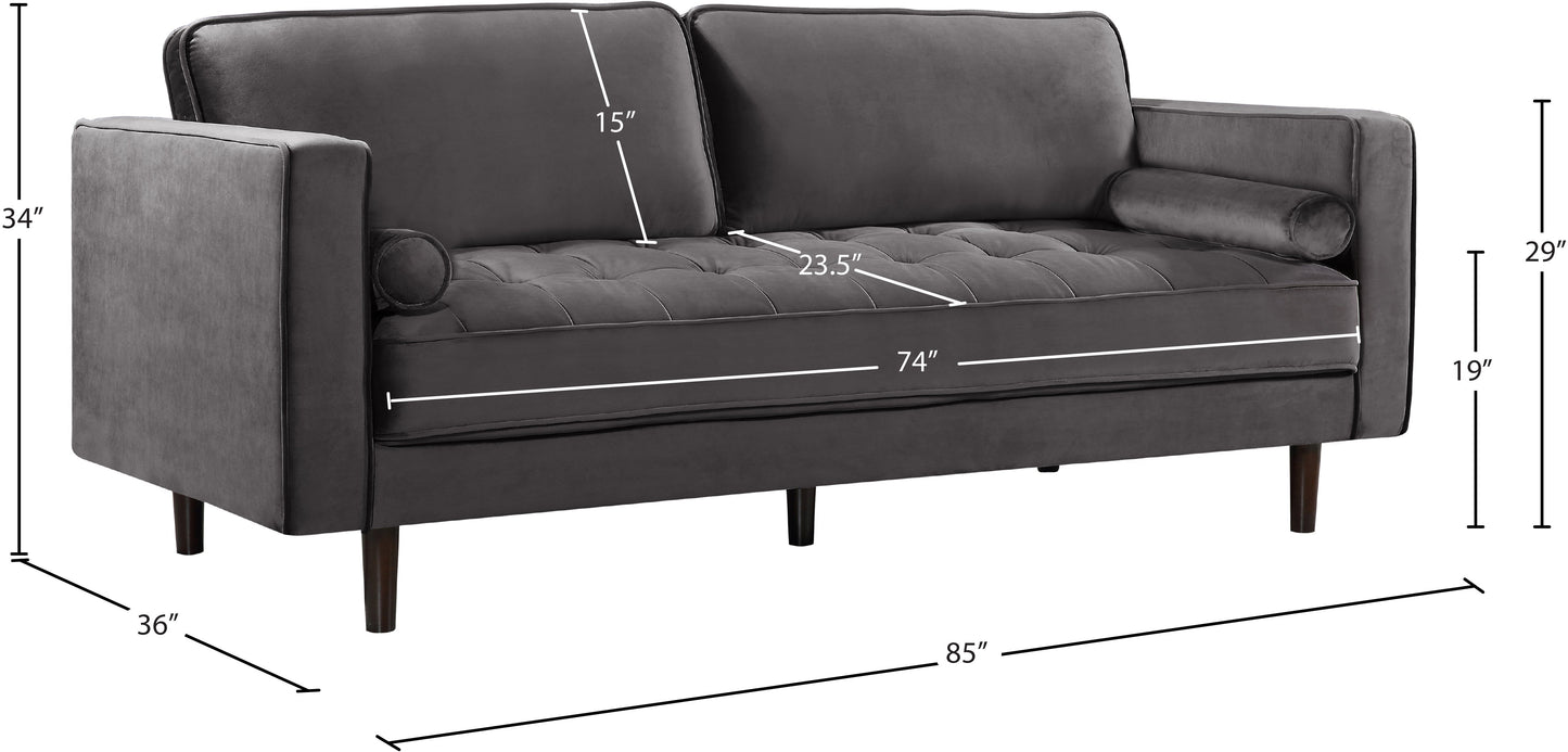 Emily Velvet Sofa - Furniture Depot