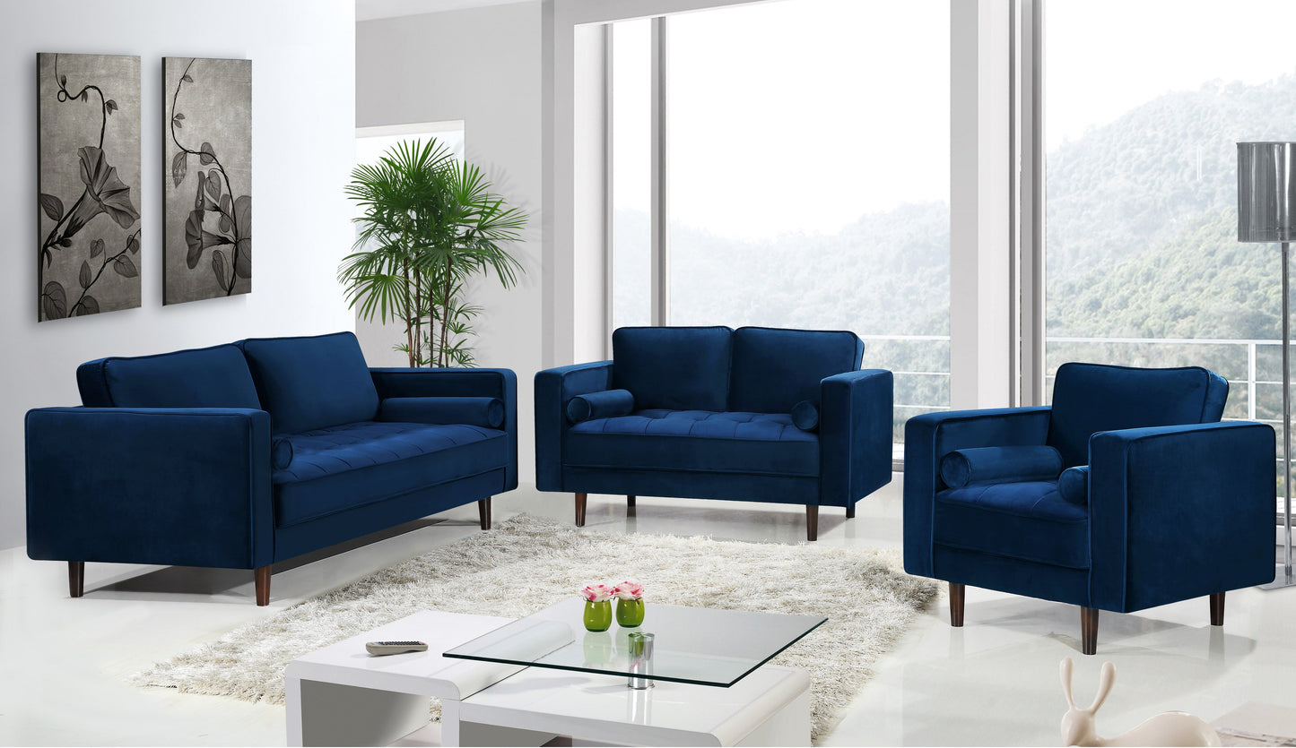 Emily Velvet Sofa - Furniture Depot