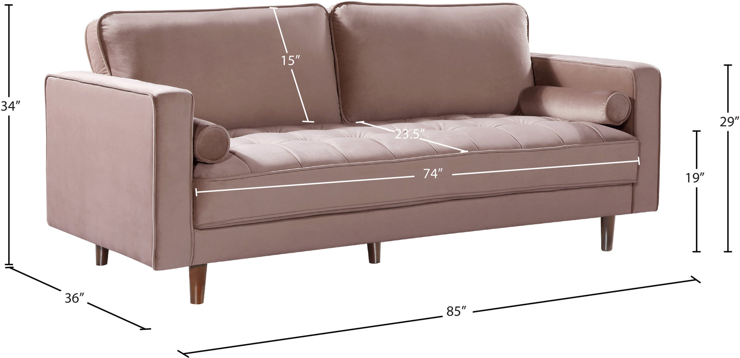 Emily Velvet Sofa - Furniture Depot