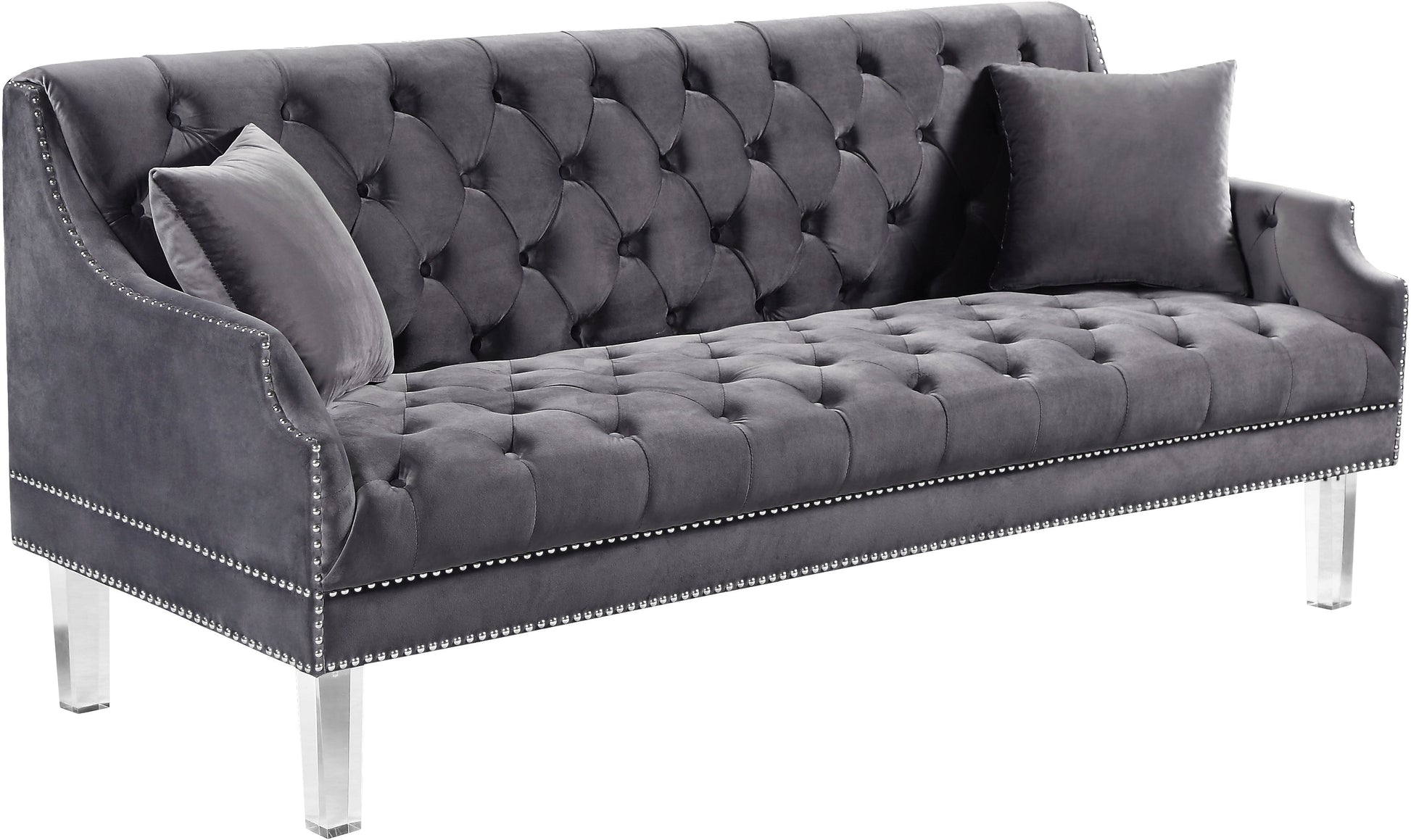 Roxy Velvet Sofa - Sterling House Interiors (7679008899320)