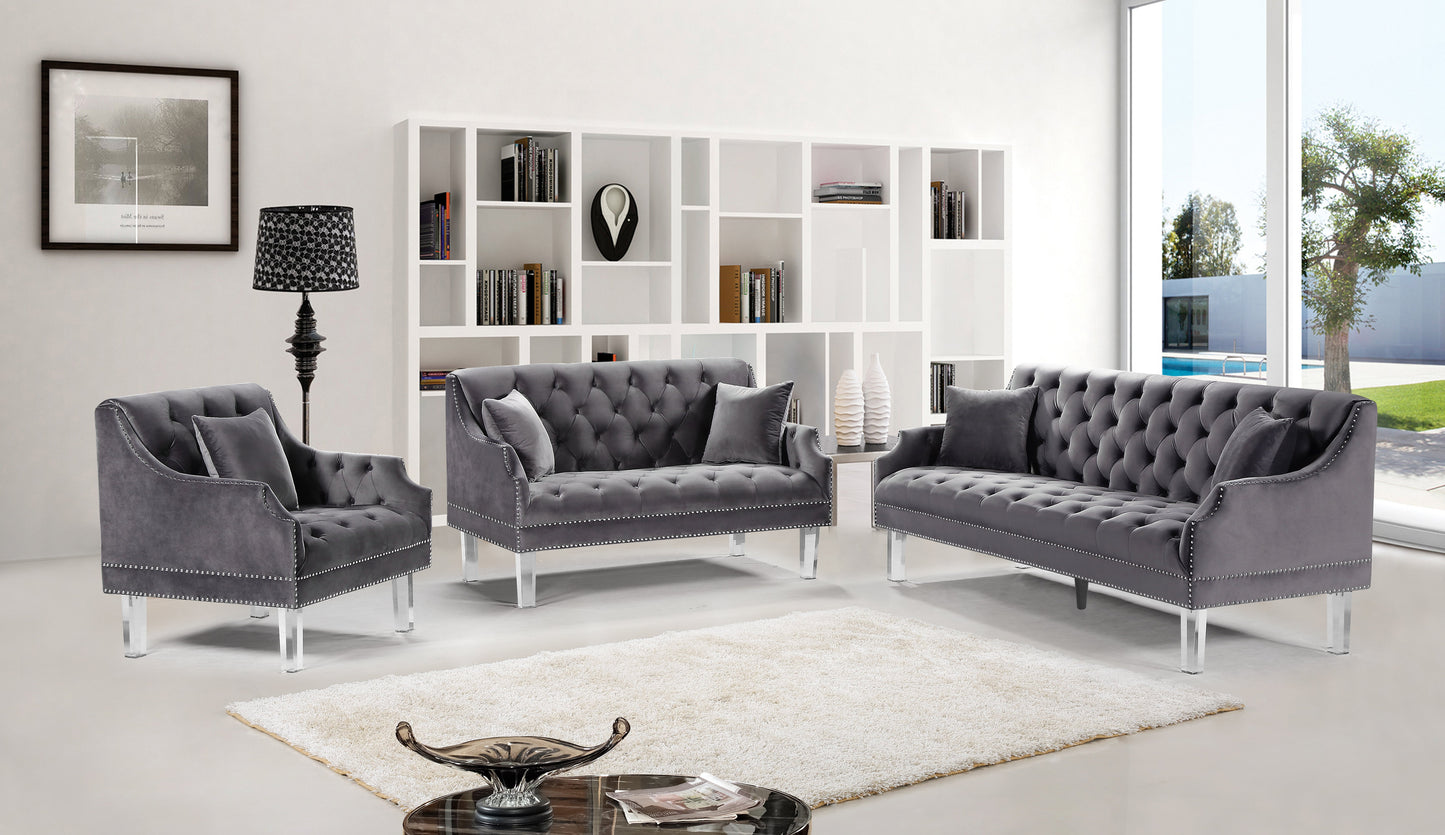 Roxy Velvet Sofa - Sterling House Interiors (7679008899320)