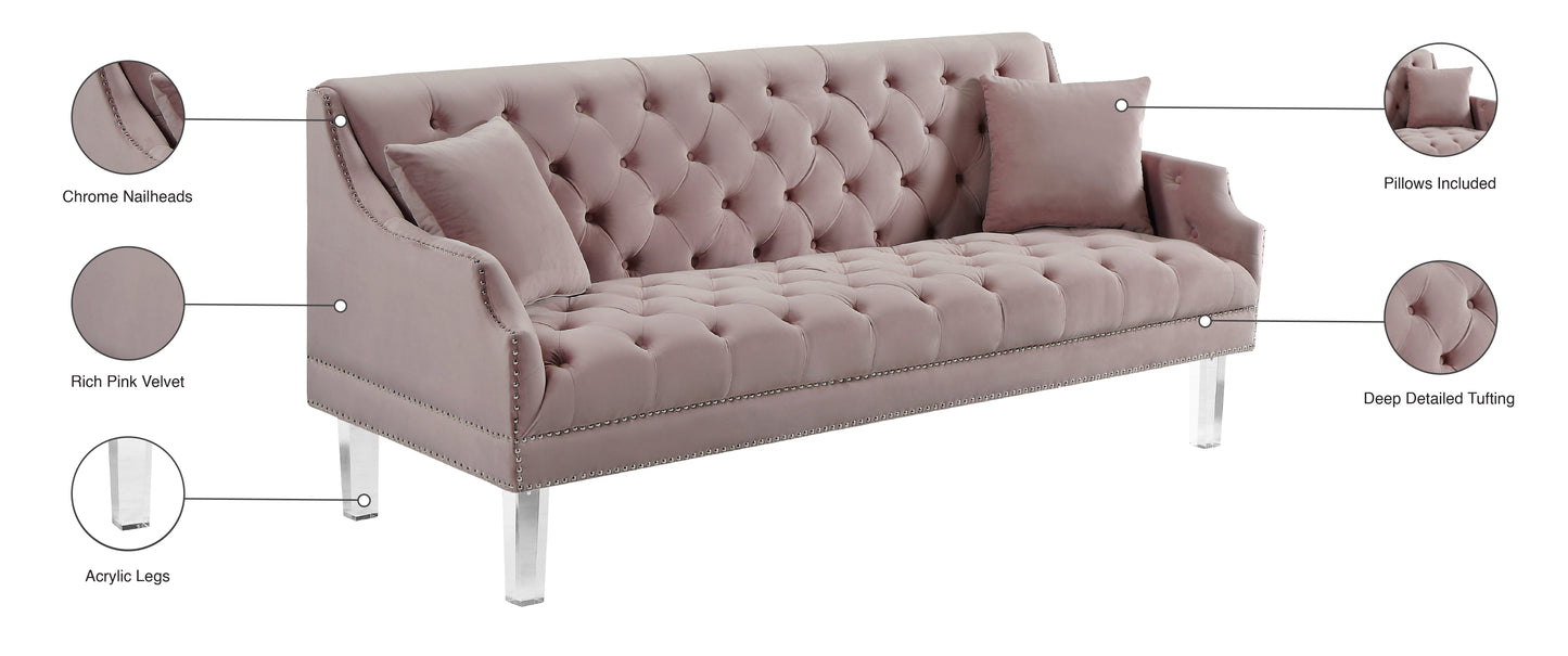 Roxy Velvet Sofa - Sterling House Interiors (7679008899320)