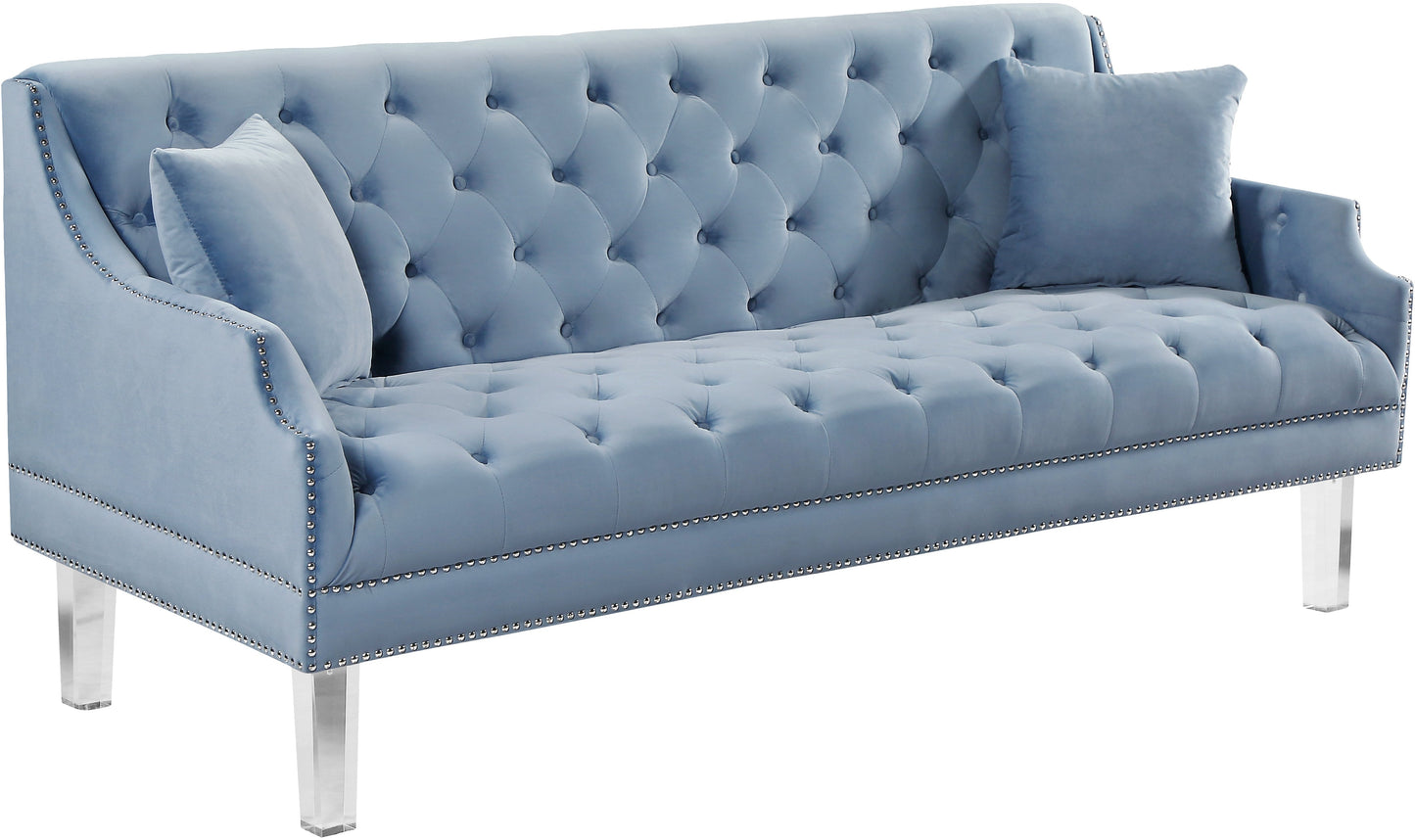 Roxy Velvet Sofa - Sterling House Interiors (7679008899320)