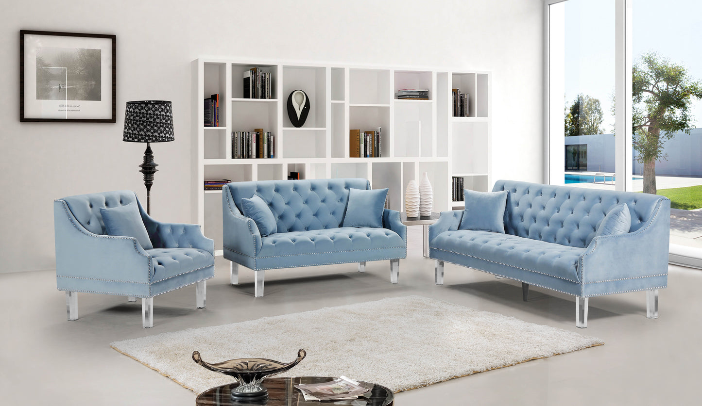 Roxy Velvet Sofa - Sterling House Interiors (7679008899320)