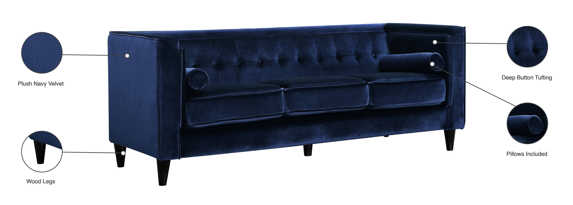 Taylor Velvet Sofa - Furniture Depot (7679009947896)