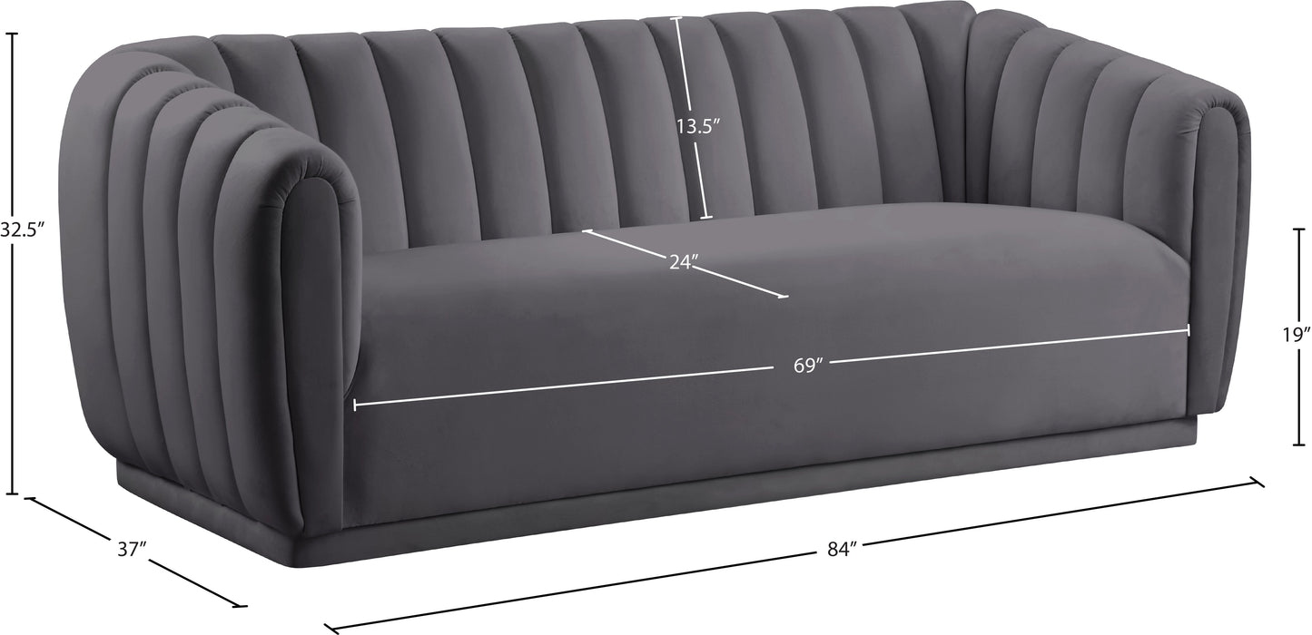 Dixie Velvet Sofa - Furniture Depot (7679012405496)