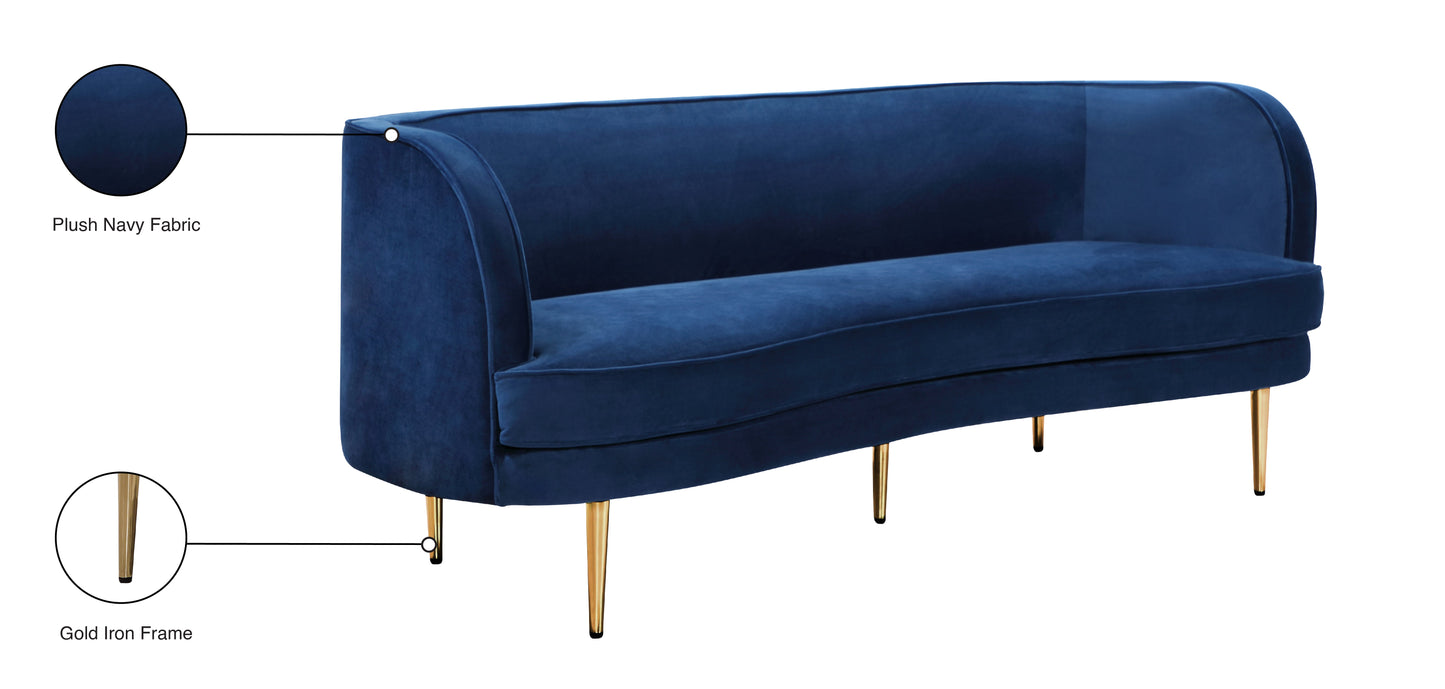 Vivian Velvet Sofa - Furniture Depot (7679014863096)