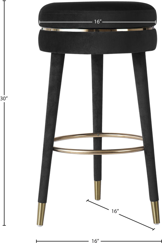 Coral Velvet Bar Stool - Furniture Depot (7679015125240)