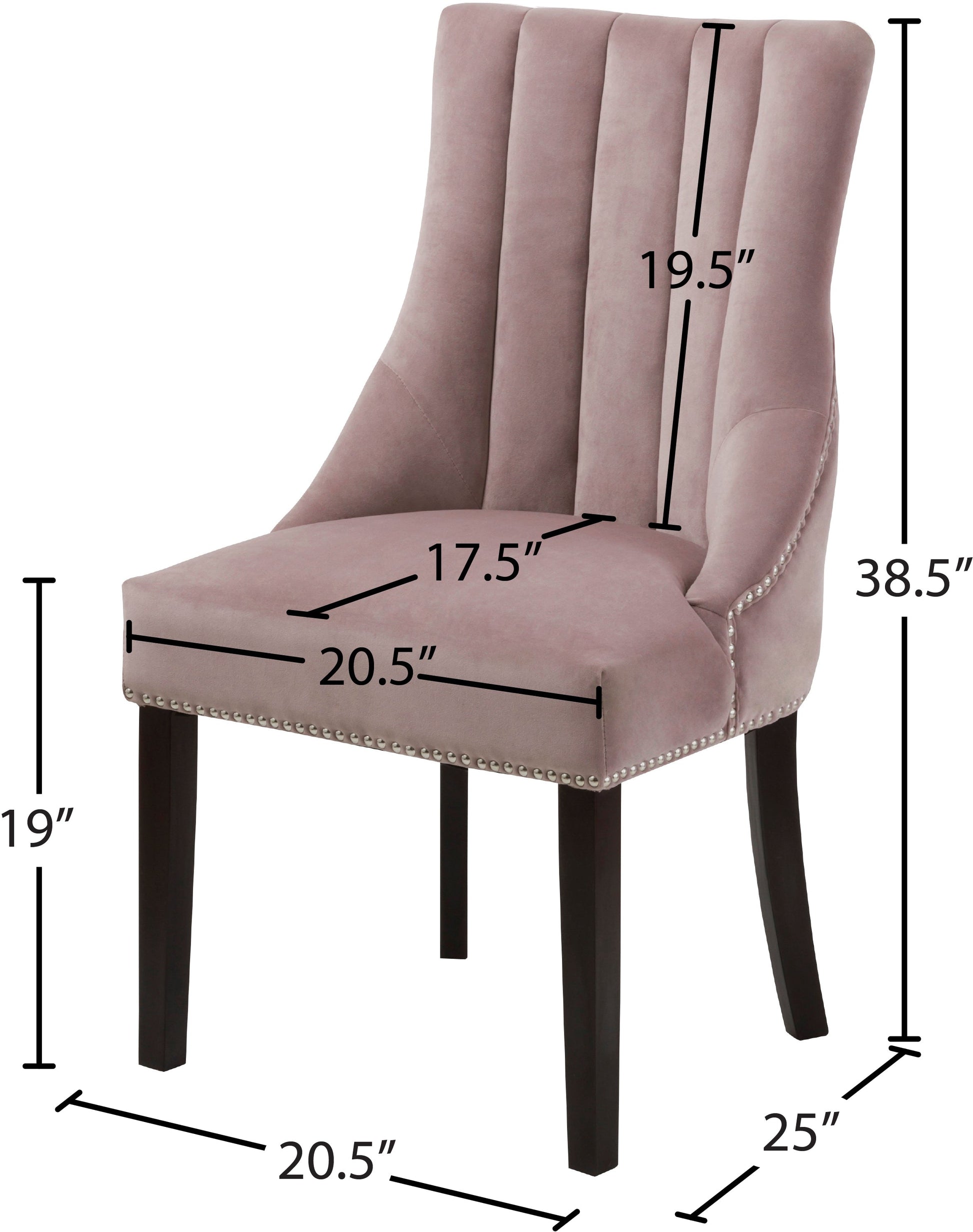 Oxford Velvet Dining Chair - Furniture Depot