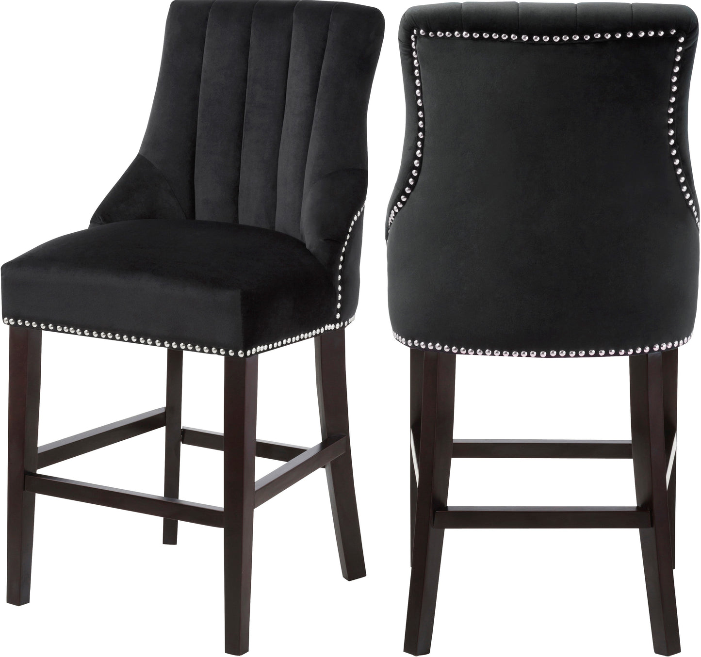 Oxford Velvet Stool - Furniture Depot