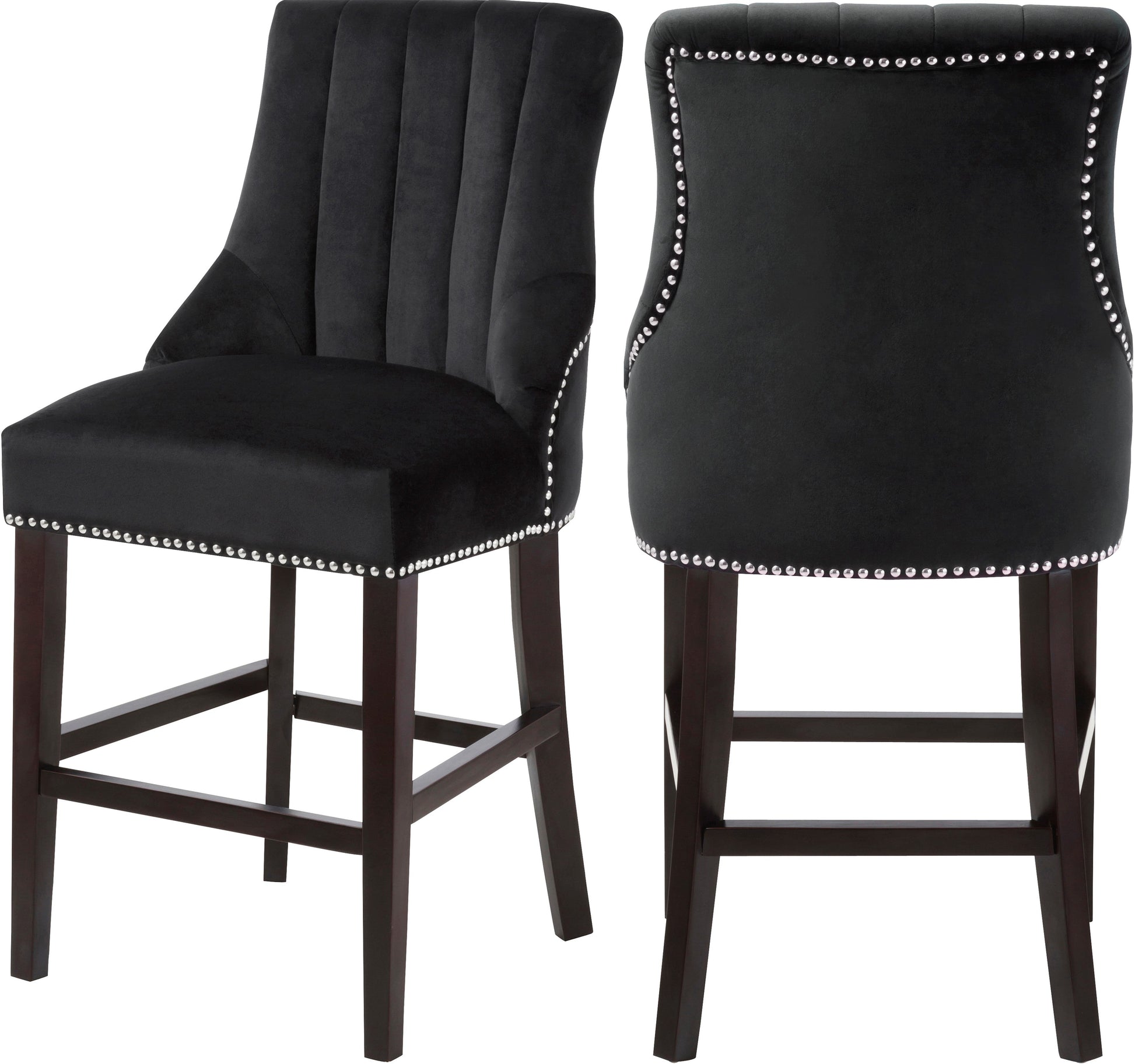 Oxford Velvet Stool - Furniture Depot