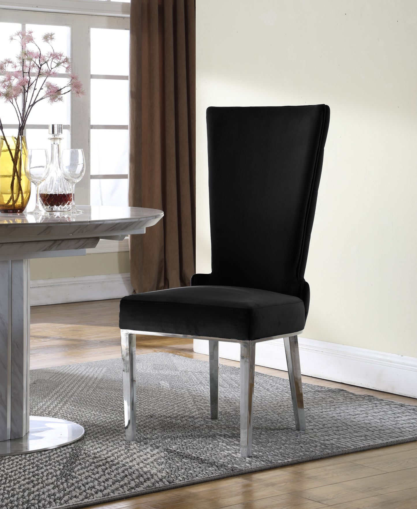 Serafina Velvet Dining Chair - Sterling House Interiors (7679015715064)