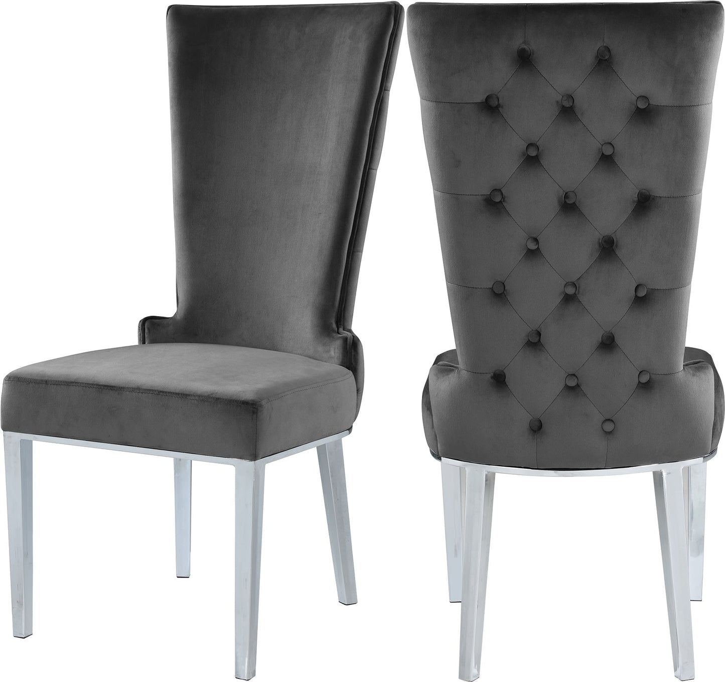 Serafina Velvet Dining Chair - Sterling House Interiors (7679015715064)