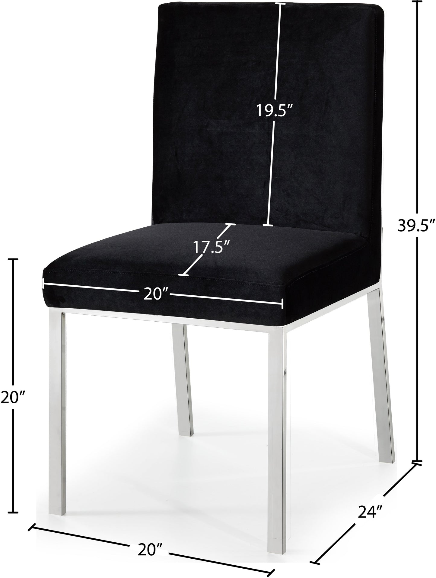 Opal Velvet Dining Chair - Furniture Depot (7679016108280)