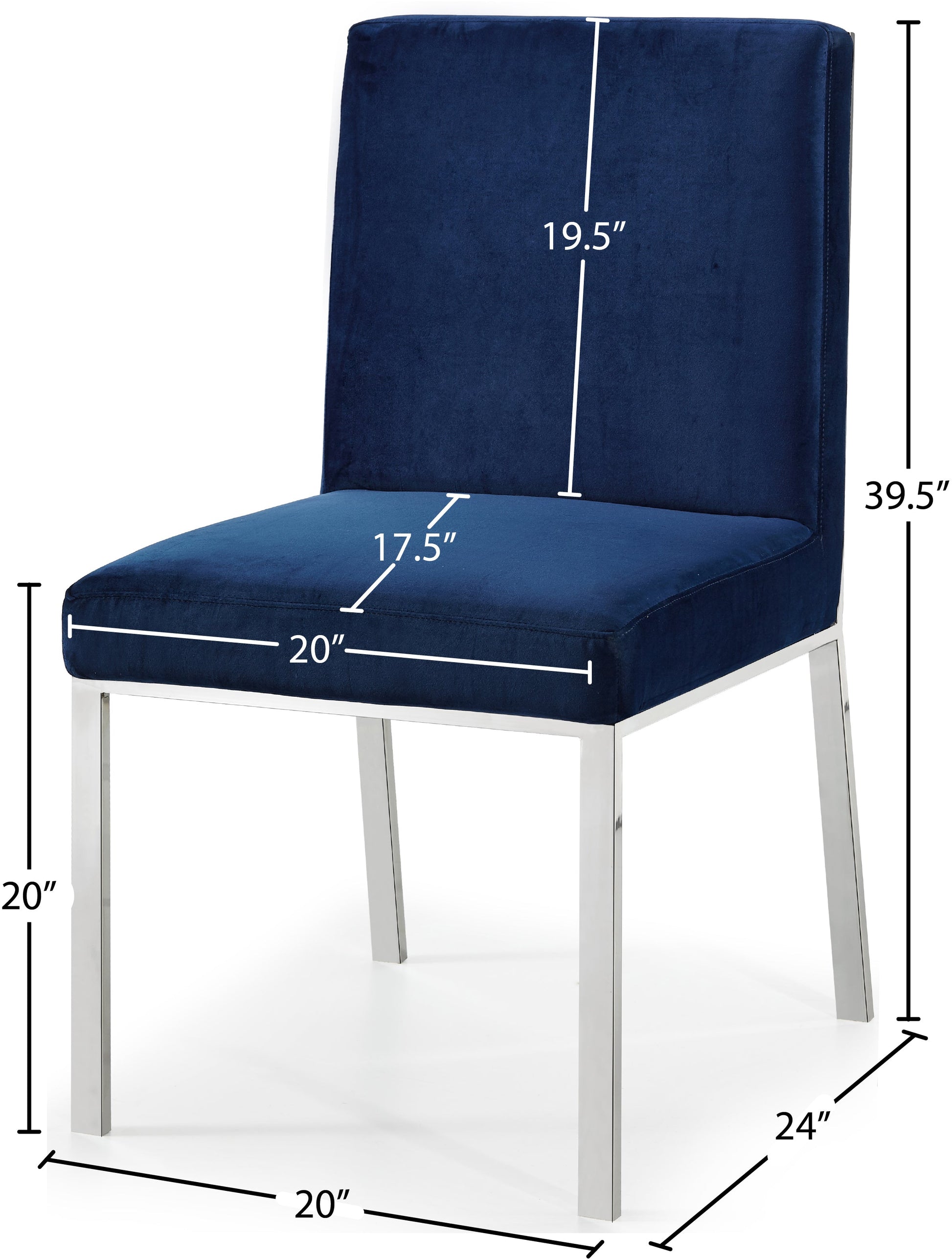 Opal Velvet Dining Chair - Furniture Depot (7679016108280)