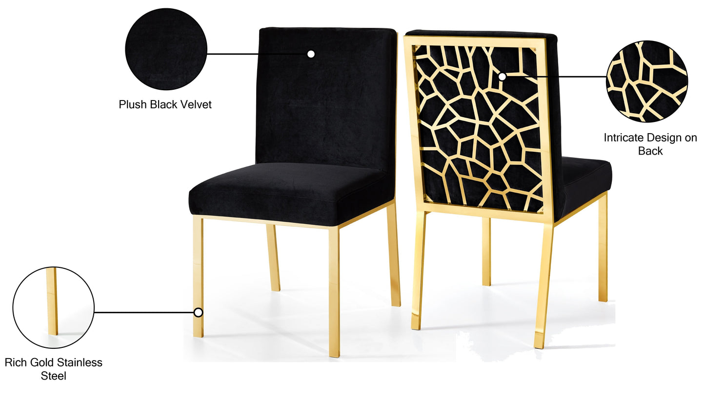 Opal Velvet Dining Chair - Furniture Depot (7679016108280)
