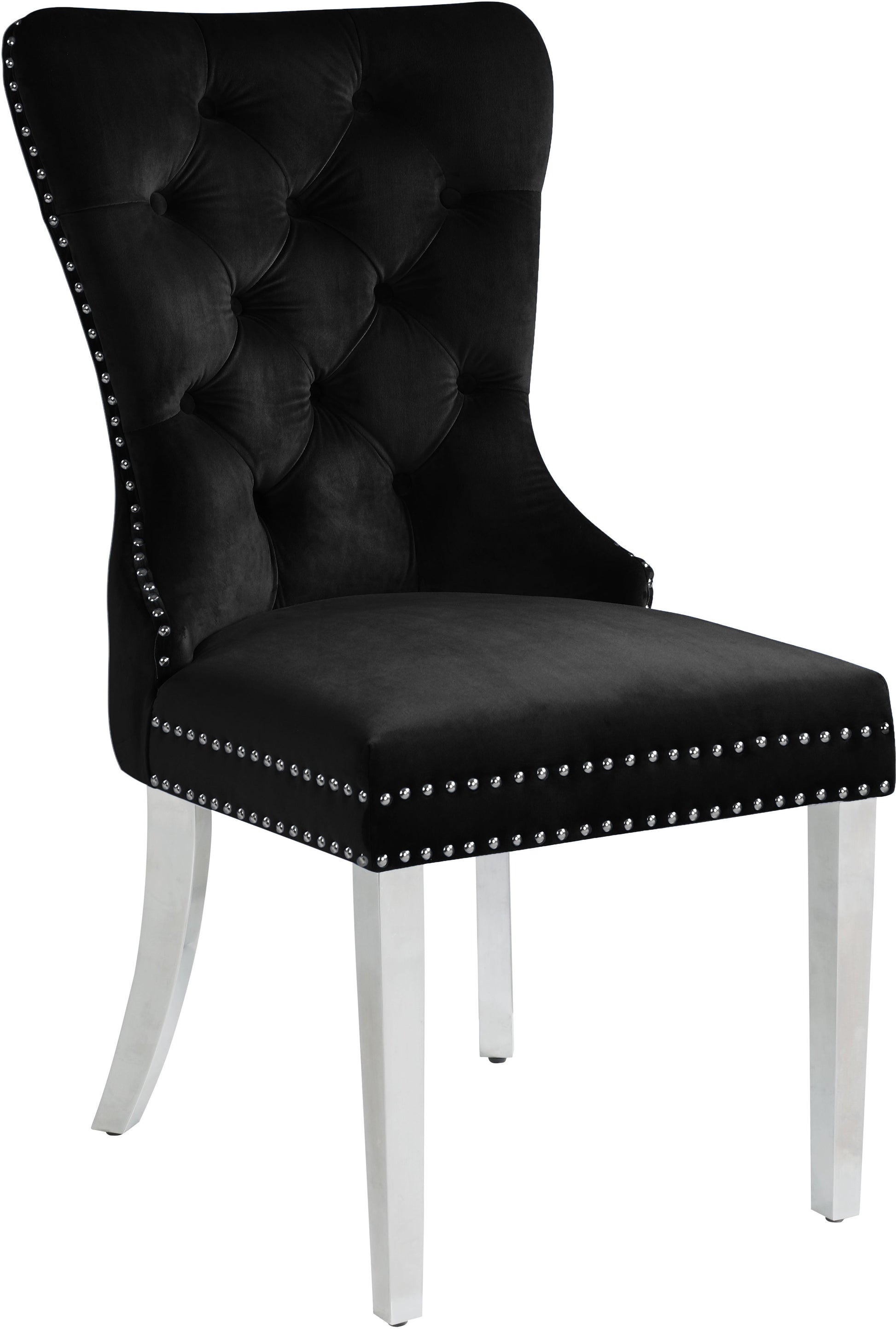 Carmen Velvet Dining Chair - Furniture Depot