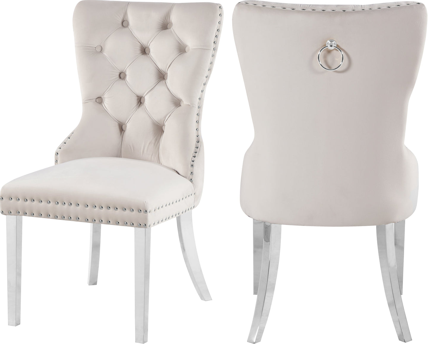 Carmen Velvet Dining Chair - Furniture Depot