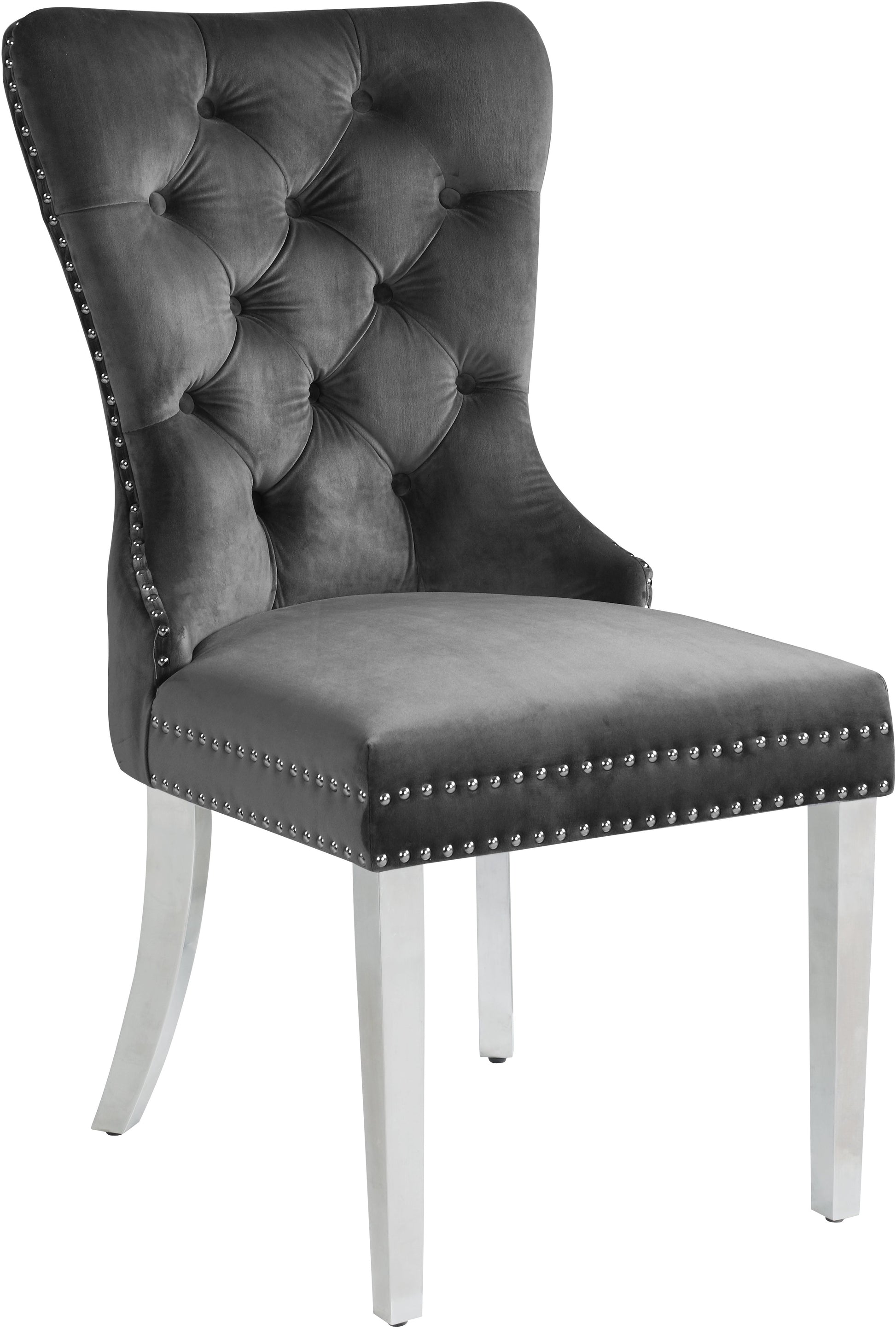 Carmen Velvet Dining Chair - Furniture Depot