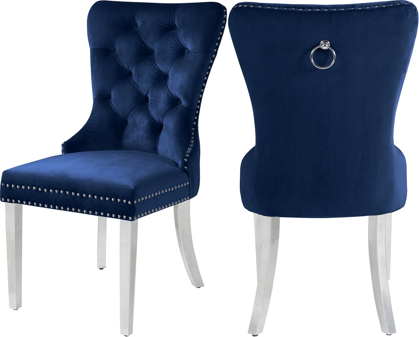 Carmen Velvet Dining Chair - Furniture Depot