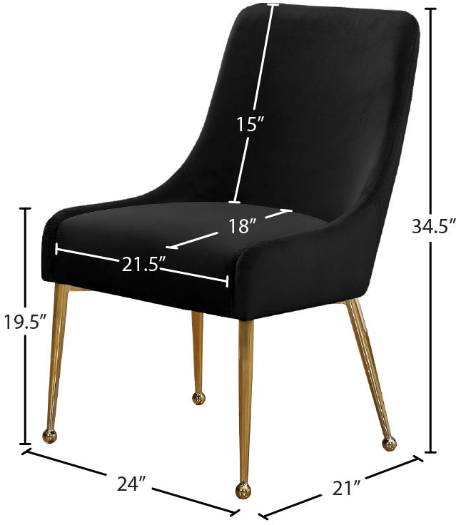 Owen Velvet Dining Chair - Furniture Depot