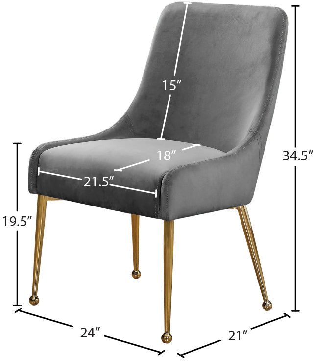 Owen Velvet Dining Chair - Furniture Depot