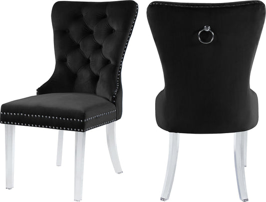 Miley Velvet Dining Chair - Furniture Depot