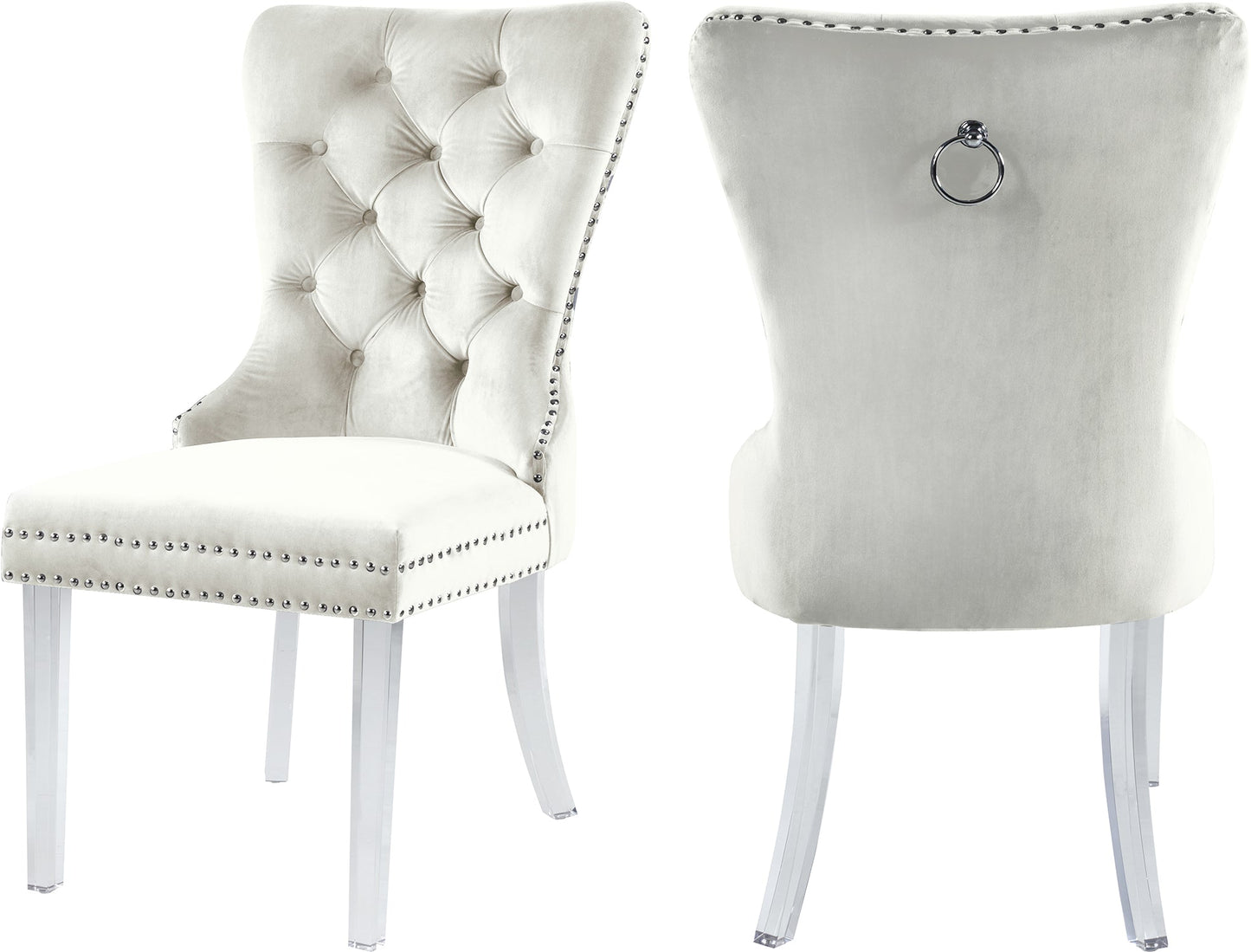 Miley Velvet Dining Chair - Furniture Depot