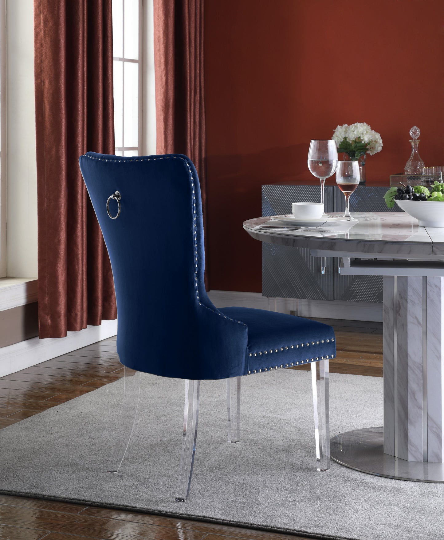 Miley Velvet Dining Chair - Furniture Depot