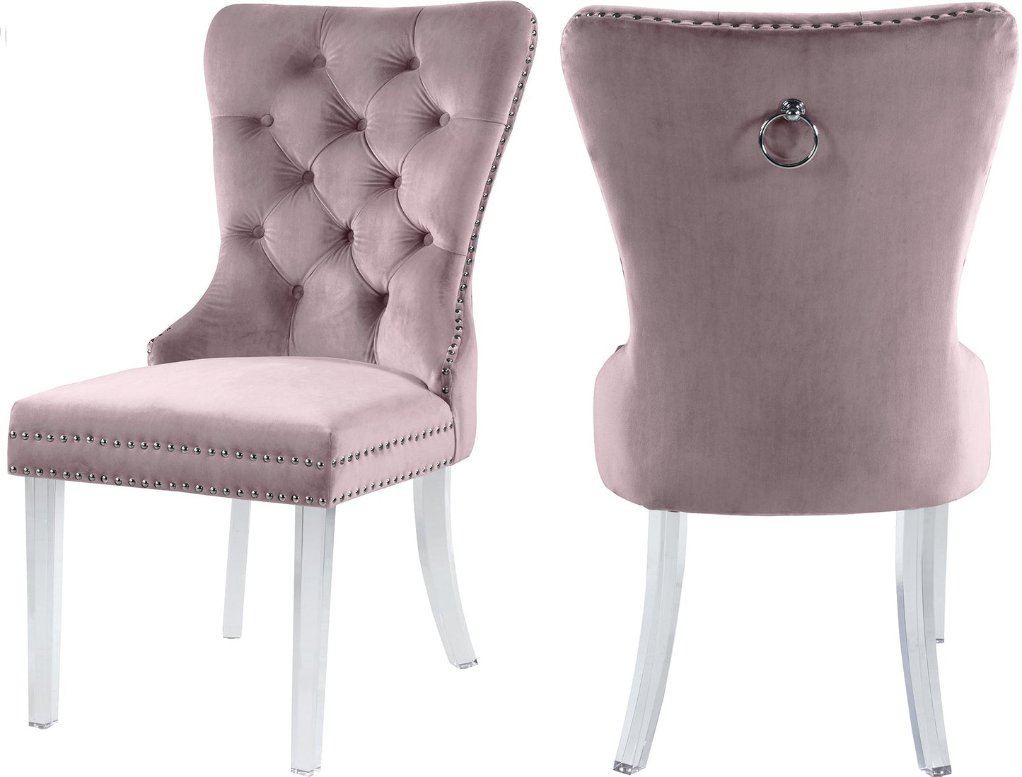 Miley Velvet Dining Chair - Furniture Depot