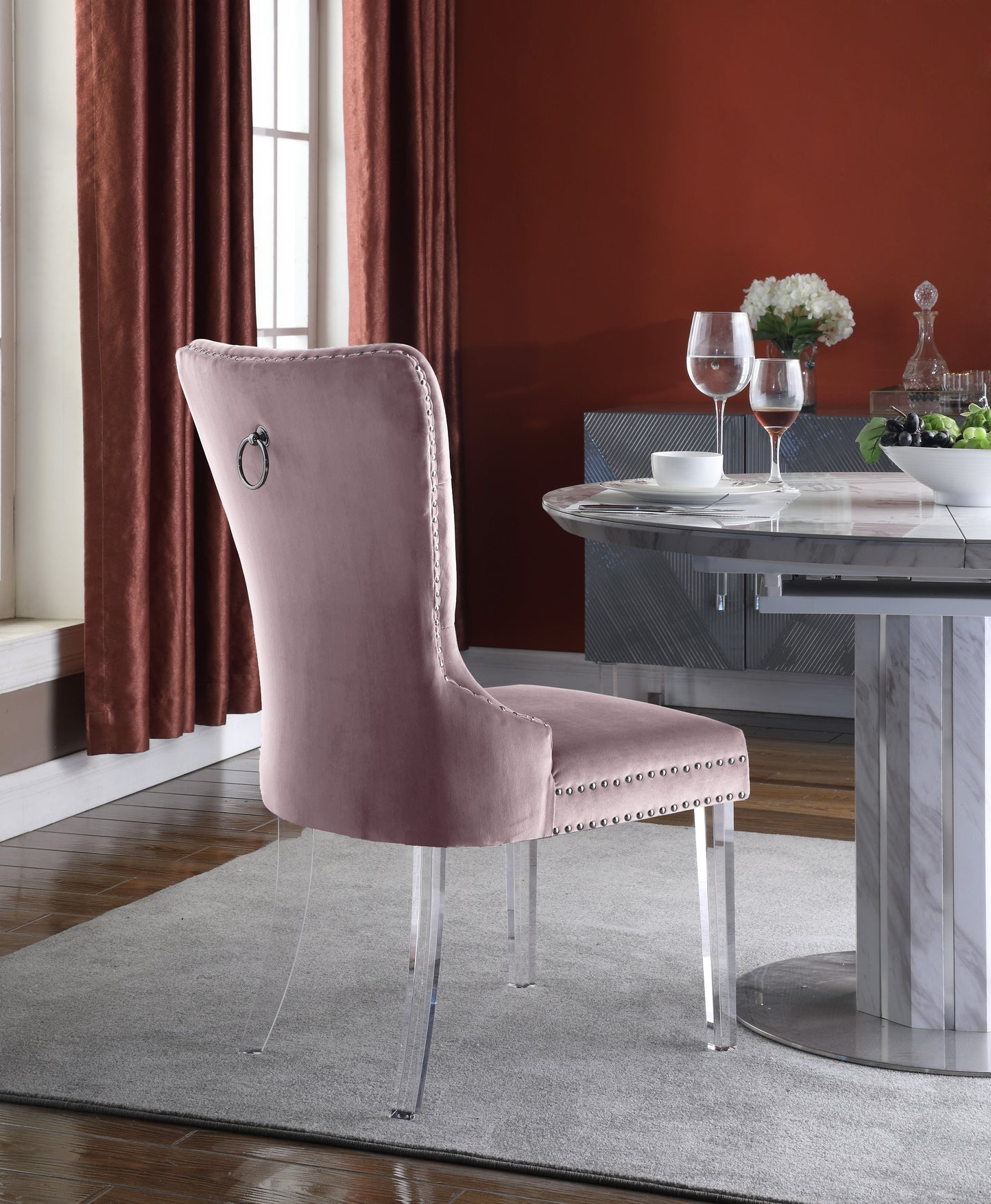 Miley Velvet Dining Chair - Furniture Depot