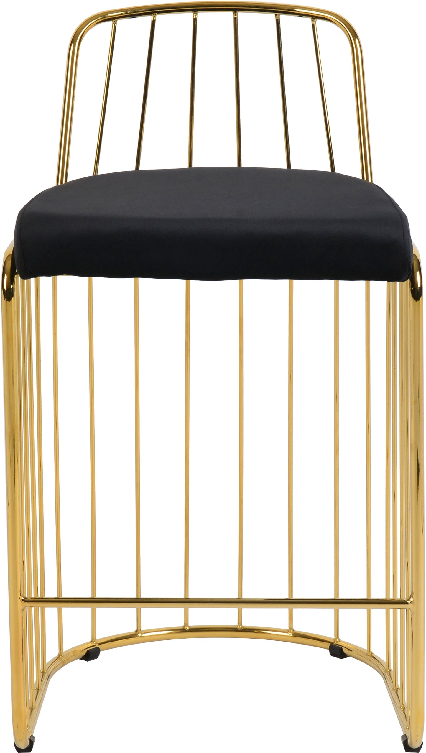 Gio Velvet Counter Stool - Furniture Depot
