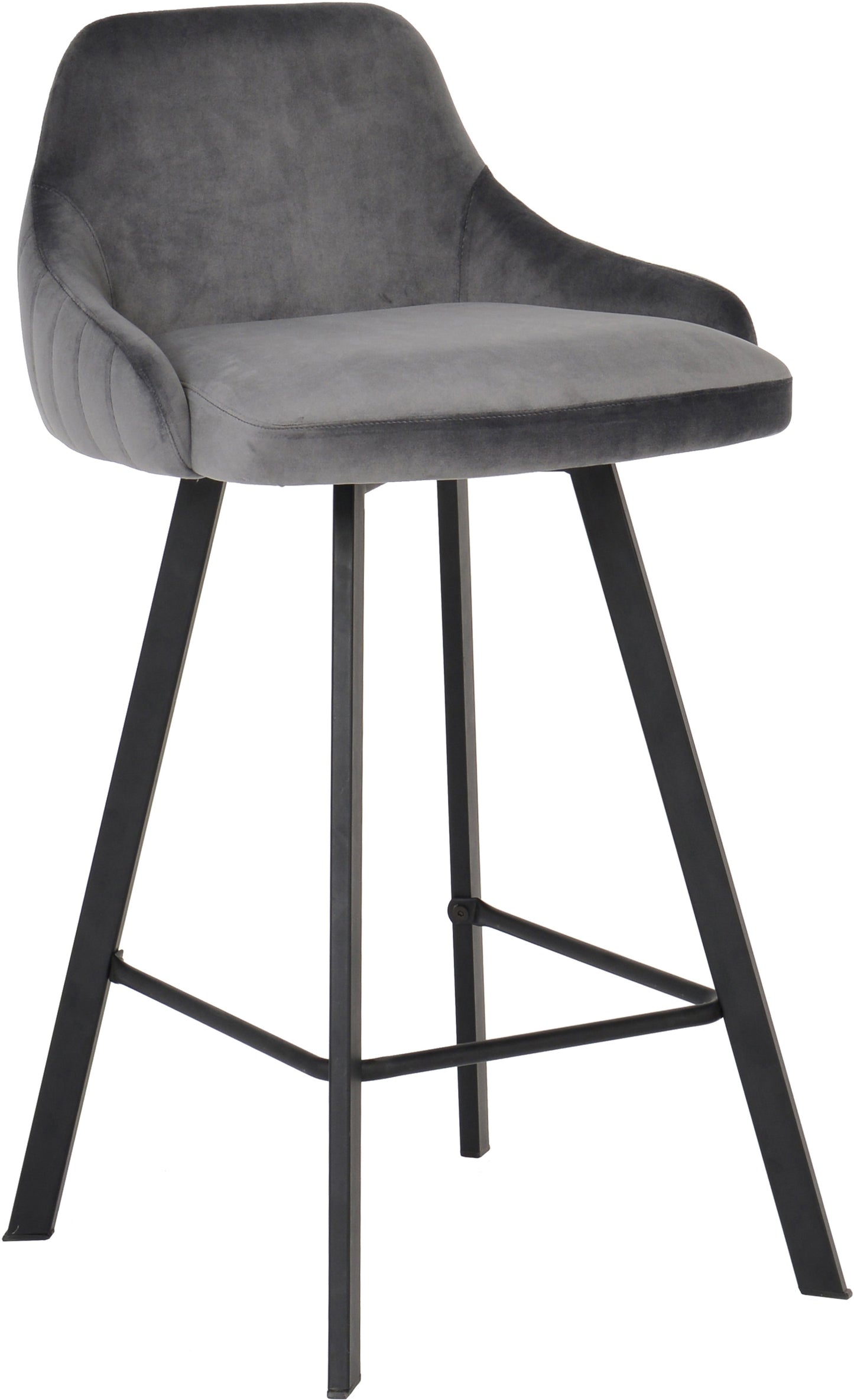 Viviene Velvet Stool - Furniture Depot