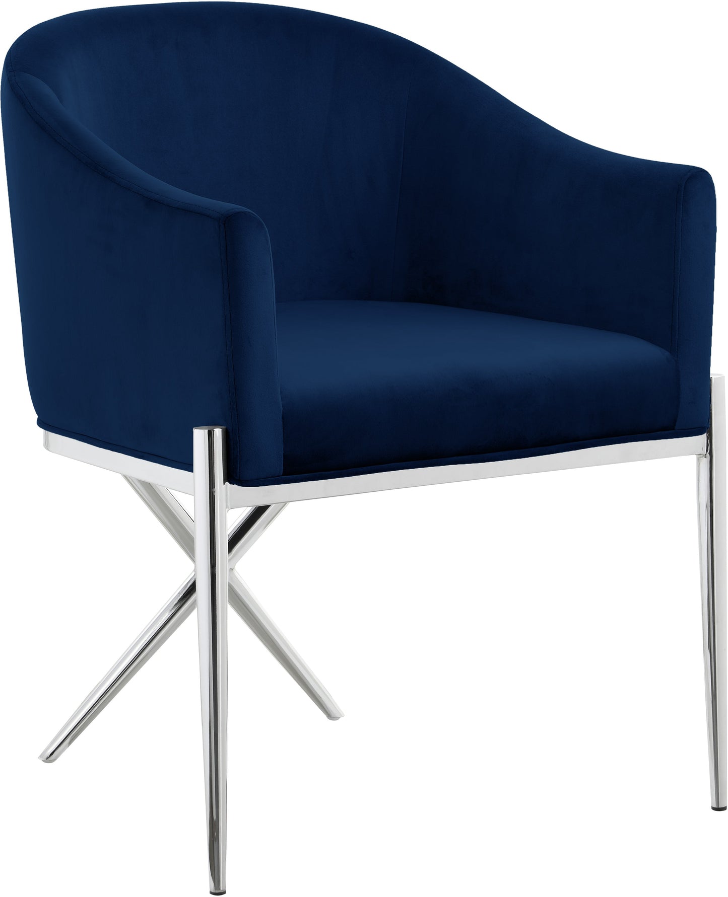 Xavier Velvet Dining Chair - Furniture Depot