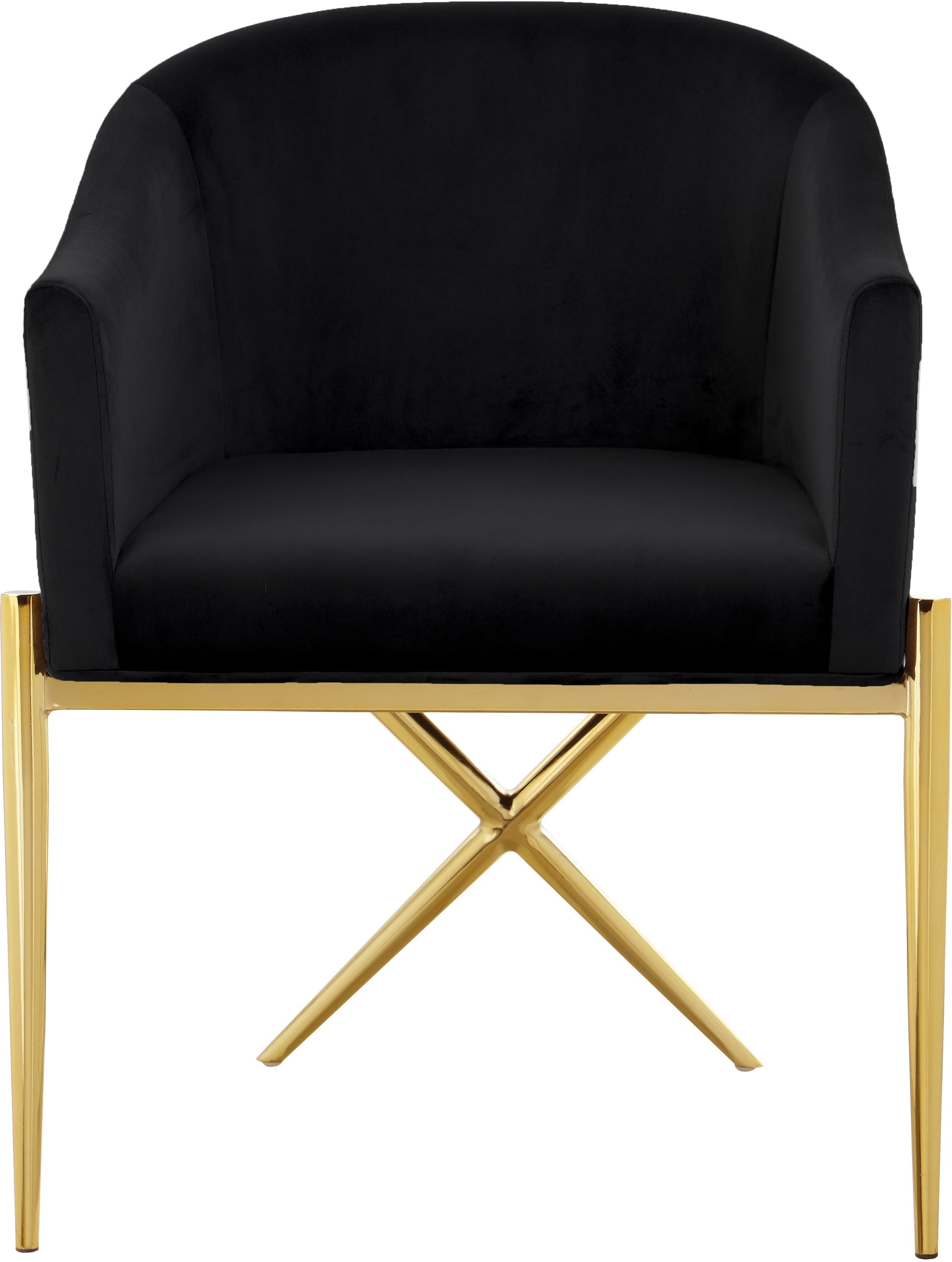 Xavier Velvet Dining Chair - Furniture Depot