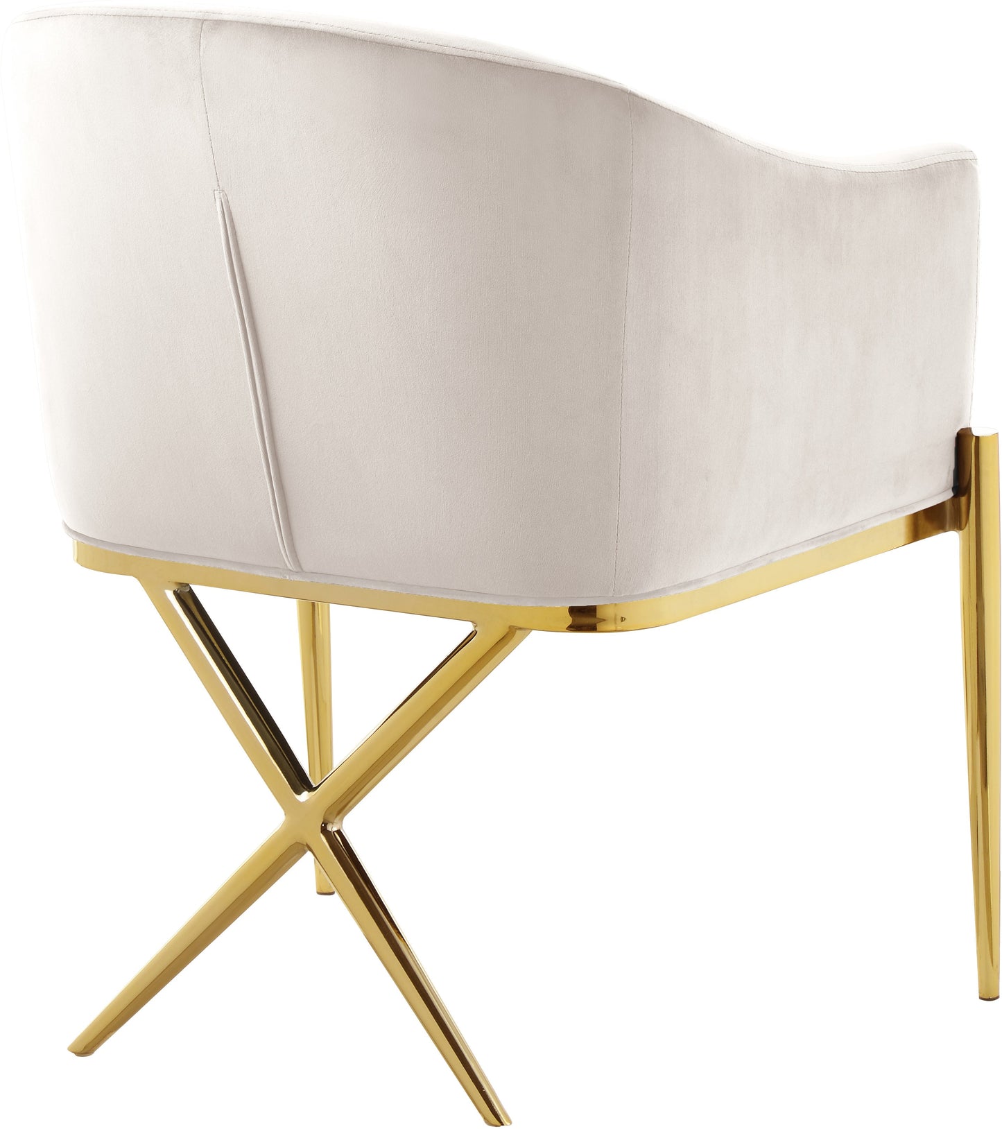 Xavier Velvet Dining Chair - Furniture Depot