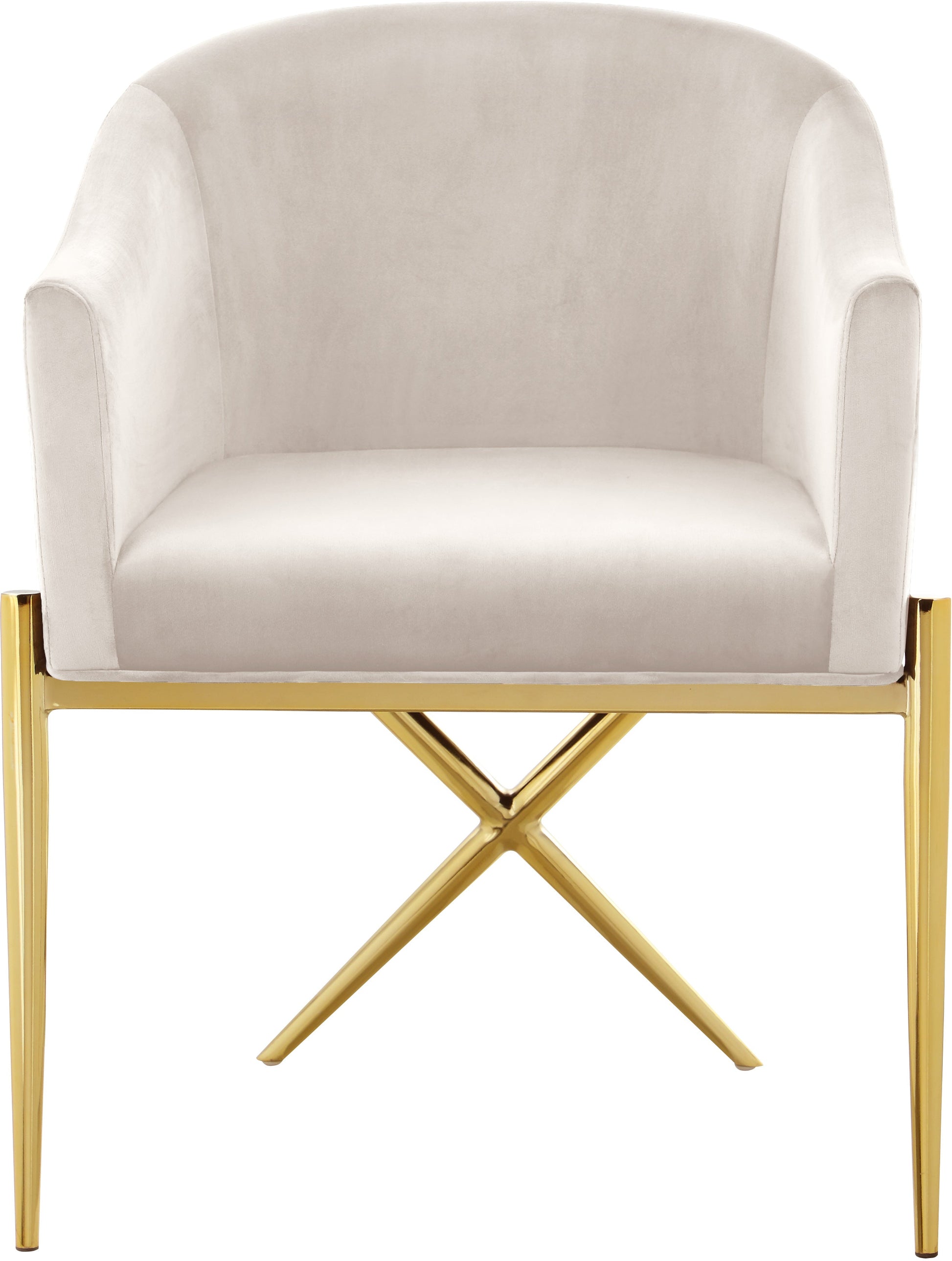 Xavier Velvet Dining Chair - Furniture Depot