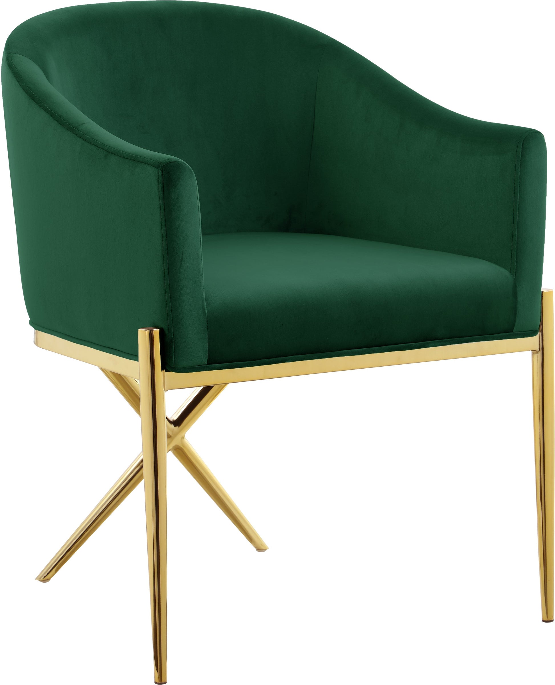 Xavier Velvet Dining Chair - Furniture Depot