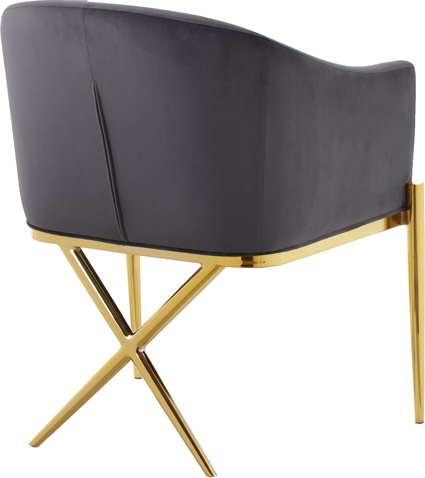 Xavier Velvet Dining Chair - Furniture Depot