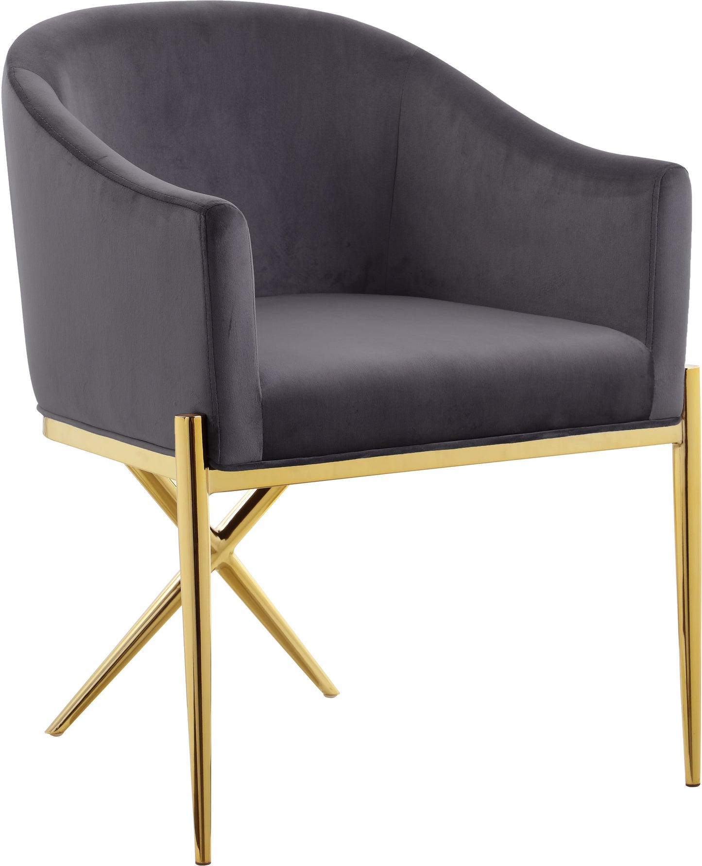 Xavier Velvet Dining Chair - Furniture Depot