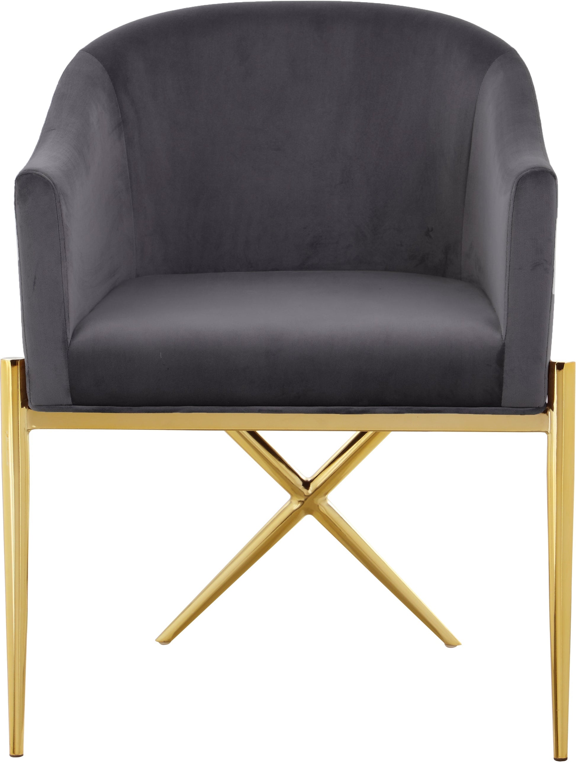 Xavier Velvet Dining Chair - Furniture Depot