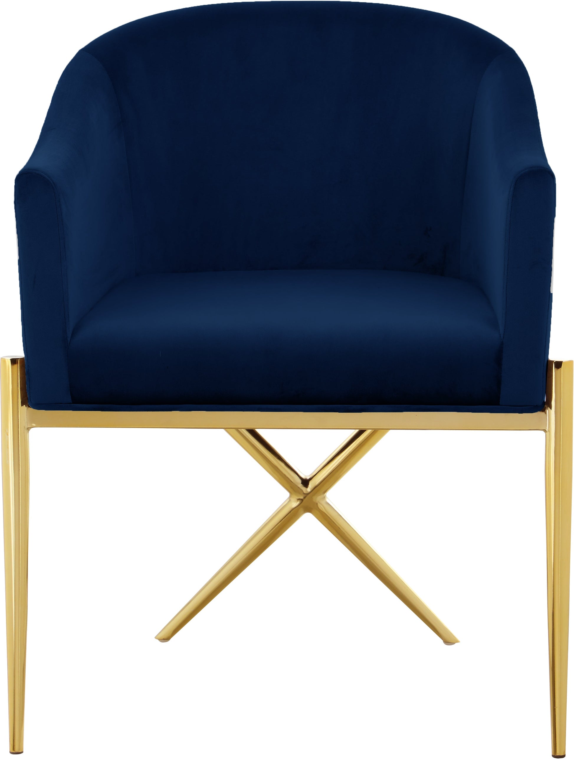 Xavier Velvet Dining Chair - Furniture Depot